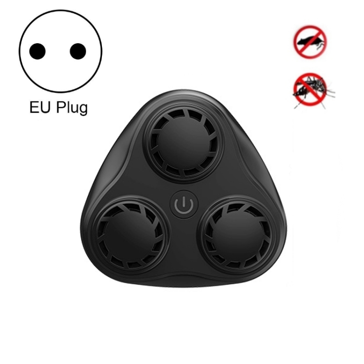 BG310 3-Horn Ultrasonic Automatic Frequency Conversion Mouse Repeller/Insect Repellent/Mosquito Repellent, US Plug 110V, EU Plug 220V, AU Plug 220V, UK Plug 220V, JP Plug 110V