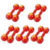 10 PCS Kindergarten Children Morning Exercise Plastic Rattle, Red, Yellow, Blue, Green