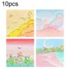 H034 10pcs Tear-off Memo Pad Message Memo Handbook Decorative Stickers, 10 sets Moon Series Random, 10 sets Sunny Series Random, 10 sets Peaks And Mountains Series Random, 10 sets Misty Cloud Peak Series Random, 10 sets Star Little Prince Series Random...