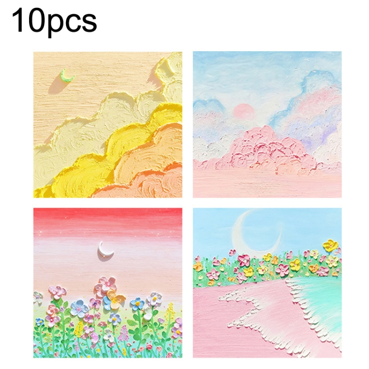 H034 10pcs Tear-off Memo Pad Message Memo Handbook Decorative Stickers, 10 sets Moon Series Random, 10 sets Sunny Series Random, 10 sets Peaks And Mountains Series Random, 10 sets Misty Cloud Peak Series Random, 10 sets Star Little Prince Series Random...