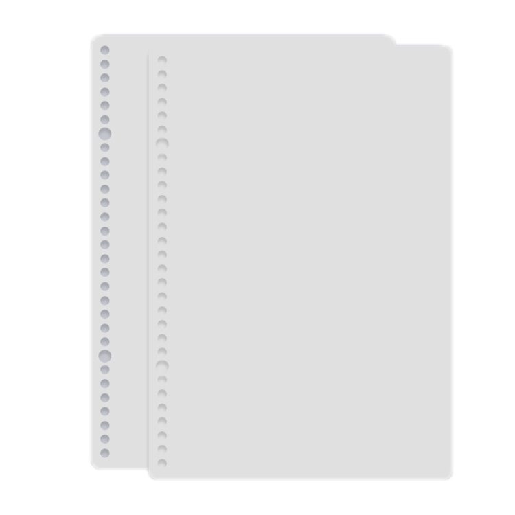 5sets Frosted Loose-Leaf Book Cover DIY Hand Book Cover, A4, B5