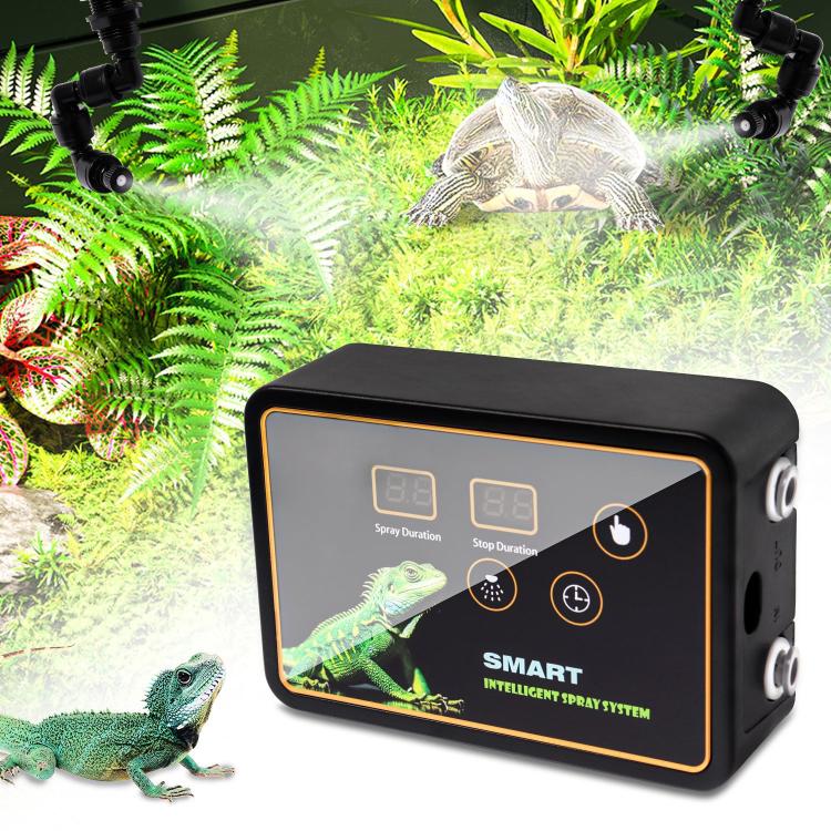 Smart Timer Misting System Kit For Reptile Terrariums Automatic Rainforest Habitat Sprayer, EU Plug, US Plug, UK Plug