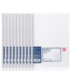Deli 10pcs /Pack 5854 A4 Lever Arch File Binder With 9mm Spine Width - Holds Up To 80 Sheets