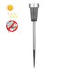 Solar Mosquito Lamp Outdoor Garden LED Mosquito Repellent Insect Trap Lamp, Stainless Steel