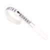 10pcs Portable Ring Measuring Belt Finger Circumference Soft Ruler, White US Standard Black Letters, White US Standard Gold Letters, White US Standard Black Letters Width, Black US Standard Gold Letters, Black US Standard White Letters...
