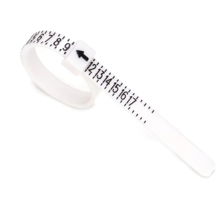 10pcs Portable Ring Measuring Belt Finger Circumference Soft Ruler, White US Standard Black Letters, White US Standard Gold Letters, White US Standard Black Letters Width, Black US Standard Gold Letters, Black US Standard White Letters...