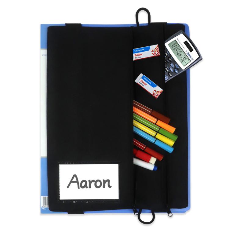 File Folders Assortments Stationery Zippered Storage Bag, 29.5x21.5cm