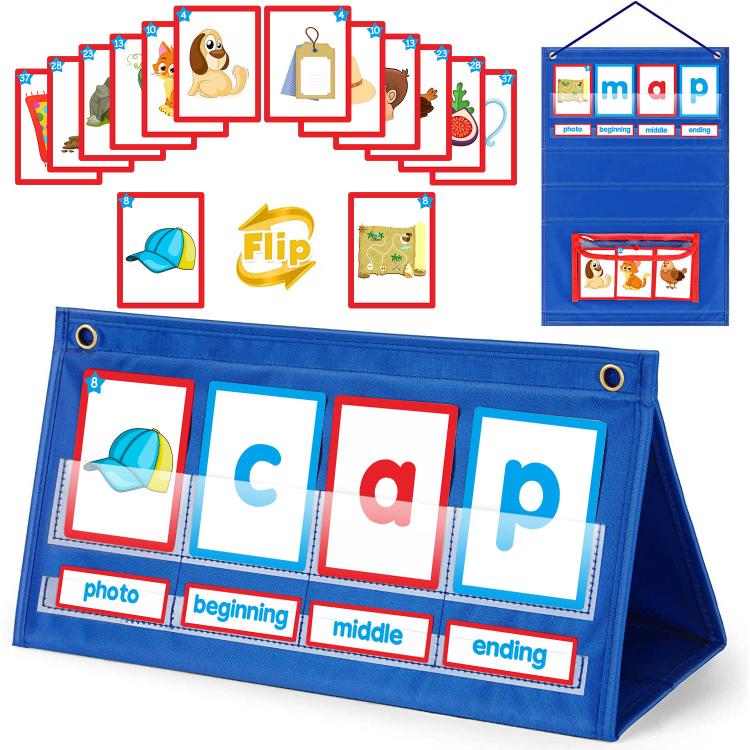 Word Spelling Game Reading Teaching Hanging Bag, Hanging Chart