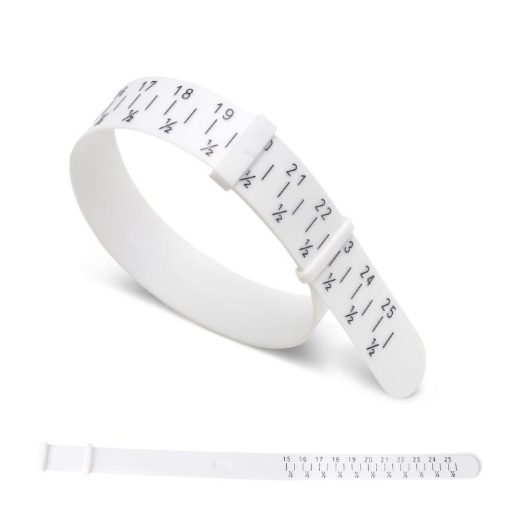 Bracelet Wrist Size Measuring Belt, White CN 15-25 cm, Black CN 15-25 cm, White 5-10 inches, Black 5-10 inches, White EU 45-72mm