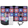 AR Motion-Sensing Dance Mat For TV & PC Wireless Dual-Player Fitness Game Pad With HDMI & 16GB Memory Card, Couple Style, Velvet Style