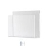 Acrylic Magazine & Book Wall-Mounted Rack For Living Room Office, Single, Double