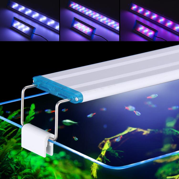 Ultra-Thin Aquarium LED Light With 4 Rows Of 5730 LEDs, 38cm Triple Color Change, 48cm Triple Color Change, 58cm Triple Color Change