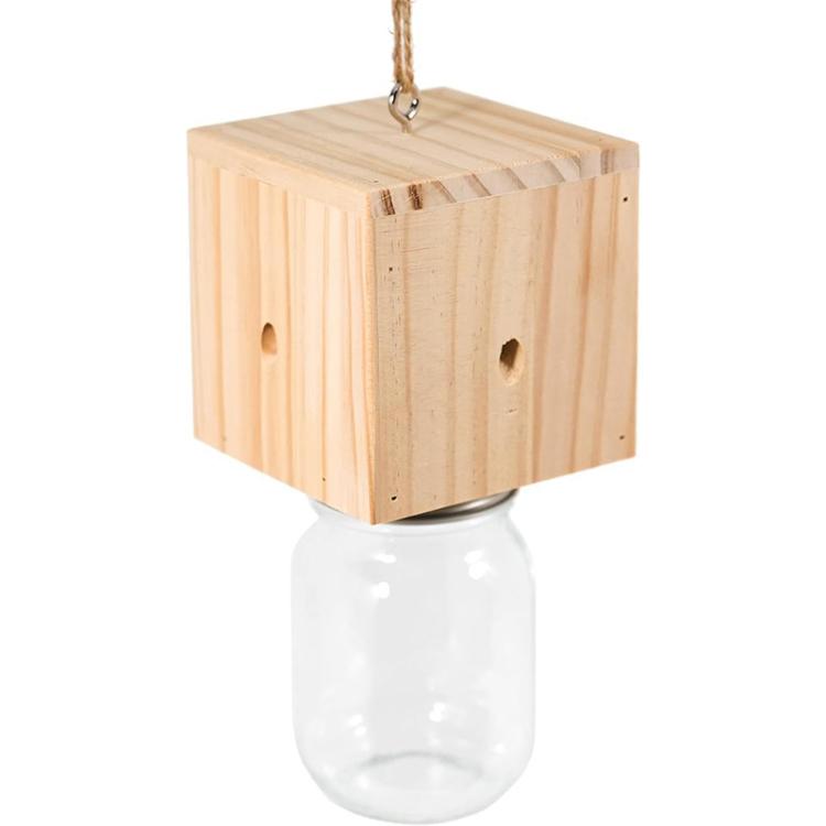 Carpenter Bee Trap Sustainable Wooden Wasp Trap For Outdoor Use, Effective Hornet & Yellow Jacket Catcher Hanging Insect Trap, A Type, B Type, C Type, D Type