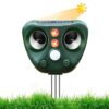 Five-speed Frequency-modulated Ultrasonic Outdoor Waterproof Solar-powered Animal Repellent, 703
