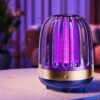 Home USB Electric Mosquito Killer Outdoor LED Mosquito Lamp, Navy Blue Rechargeable, Golden Beige Rechargeable, Navy Blue Direct Plug, Golden Beige Direct Plug