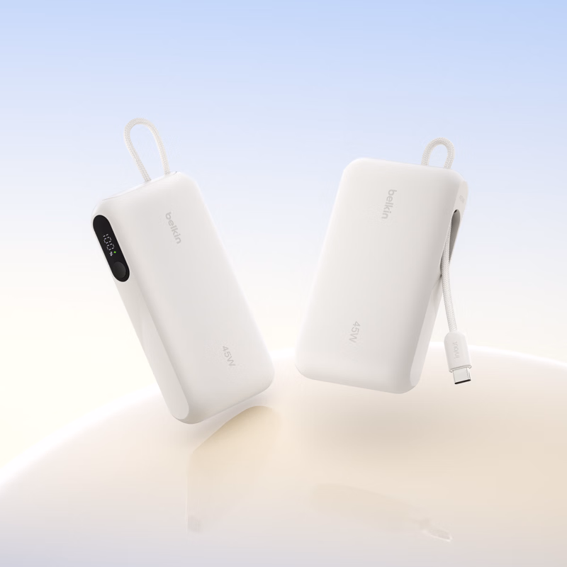 0083320320fff6ae.jpg Belkin UltraCharge PD 45W 10000mAh Power Bank w/Usb-C Cable 2port