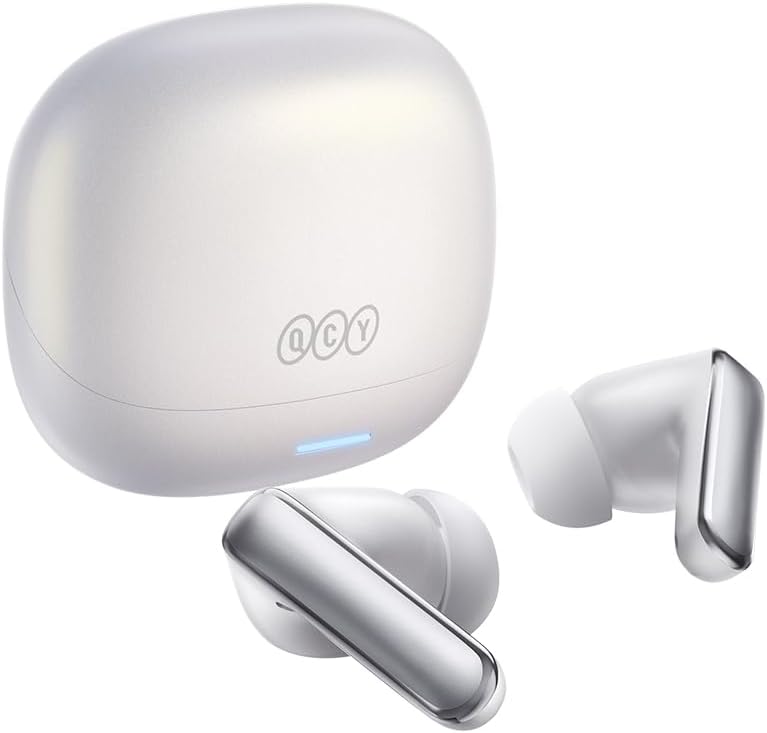 41qJnhTIqVL._AC_SL1000_ QCY Melobuds N65 TWS Bluetooth Earphones, 60dB AI ANC, LDAC Hi-Res IMU Room Sound, 8 ENC Microphones, Bluetooth 6.0 Multipoint, 45ms Gaming Latency, 50 Hours Battery, IPX5 Sport Water Protection