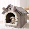 House Type Universal Removable and Washable Pet Dog Cat Bed Pet Supplies, L