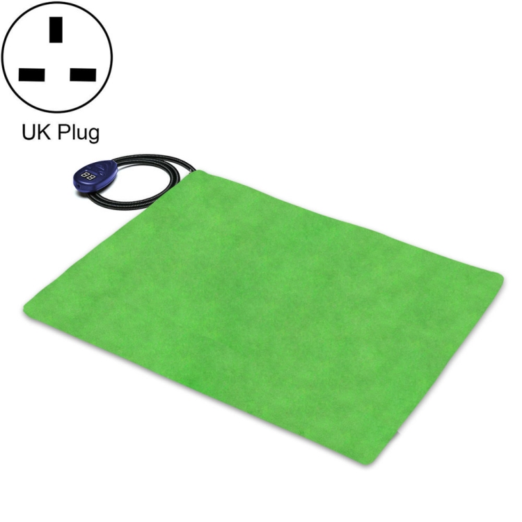 12V Low Voltage Multifunctional Warm Pet Heating Pad Pet Electric Blanket, 40x30cm Green, 50x50cm Blue, 50x50cm Coffee, 50x50cm Red, 50x50cm Green, 65x40cm Blue