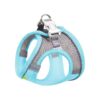 Undershirt Style Pet Chest Harness Summer Breathable Reflective Dog Leash, Single Blue, Single Green, Single Pink, Blue+1.5m Round Rope