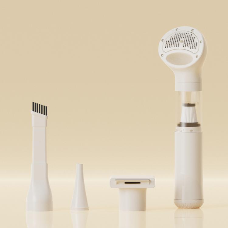 6-in-1 Cordless Pet Hair Vacuum Cleaner & Grooming Kit Strong Suction Handheld Car Vacuum