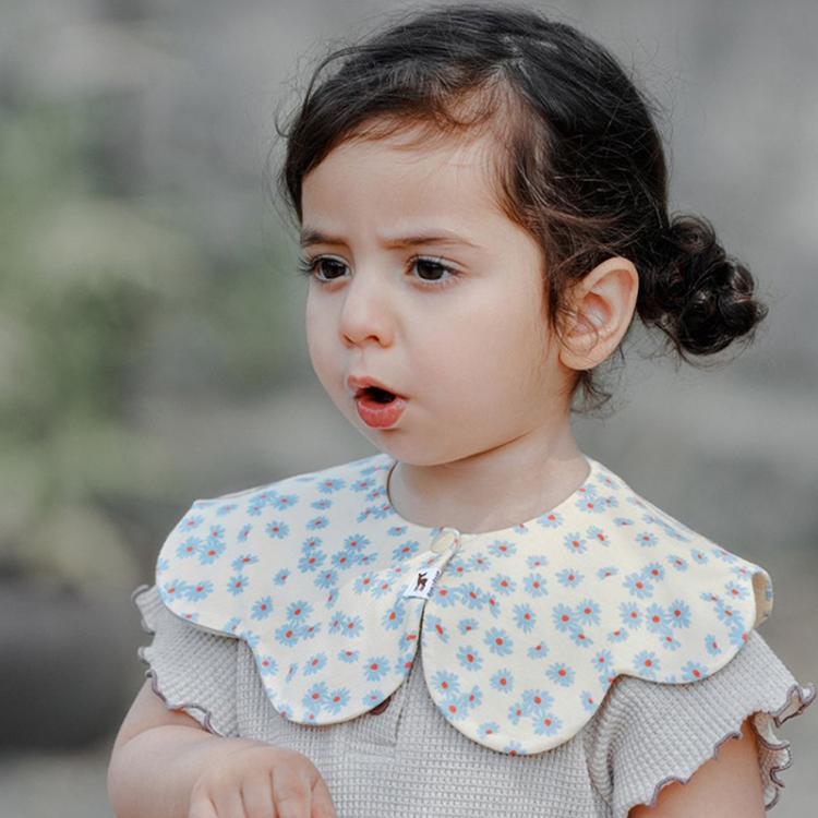 Benzdeer Petal Shape Bib Infants Saliva Towel, Blue Flower, Blue Stripes, Blue Brown Plaid, Green Flower Stripes, Beige Love, Beige Red Green Checkered, Beige Blue Checkered, Beige Blue Flower, Beige Bear, Beige Grey Checkered, Striped Bow, Sleeping St...