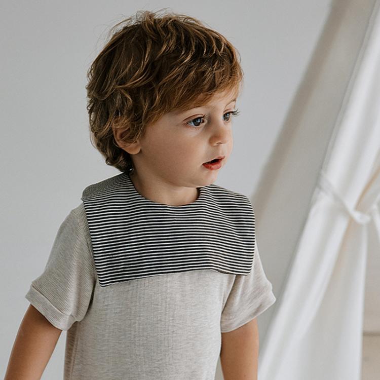 Benzdeer Baby Bib Infants Saliva Towel, Brown Striped Square Collar, Brown Striped Flower Shape, Beige Hexagon, Beige Square Collar, Chocolate Hexagon, Dark Blue Hexagon, Small Squares Hexagon, Apricot Plaid Flower Shape, Apricot Striped Square Collar...