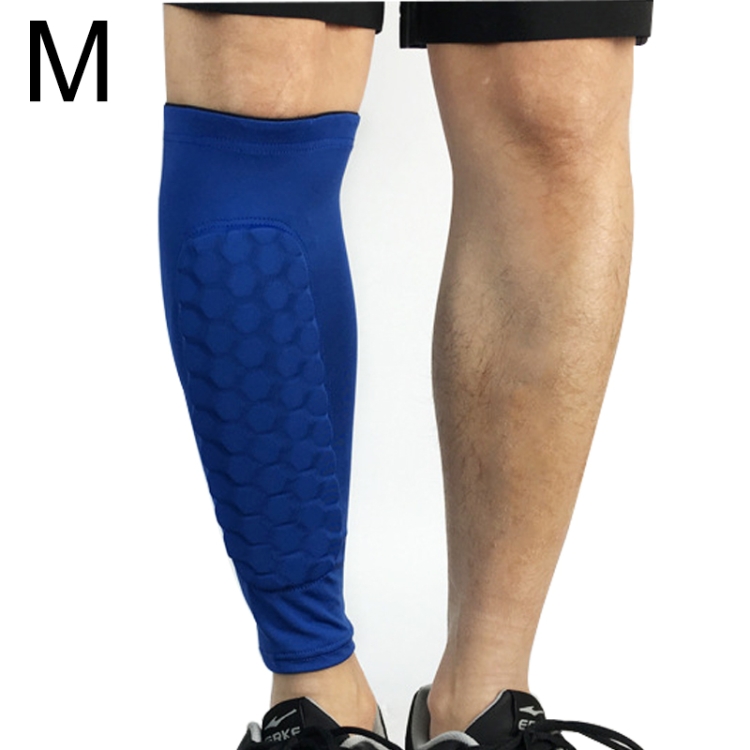 Football Anti-collision Leggings Outdoor Basketball Riding Mountaineering Ankle Protect Calf Socks Gear Protector, Size: M, Size: M
