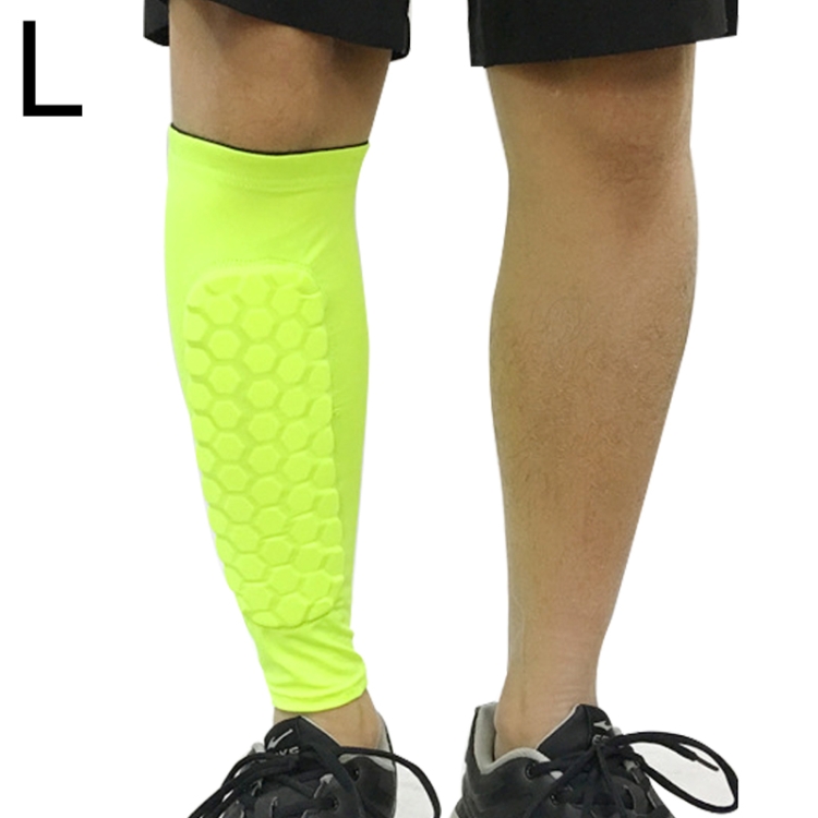 Football Anti-collision Leggings Outdoor Basketball Riding Mountaineering Ankle Protect Calf Socks Gear Protector, Size: L, Size: L