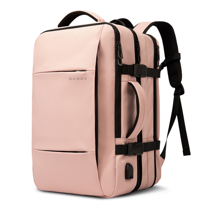 BANGE Business Backpack Men Travel Waterproof Large Capacity Computer Shoulders Bag, Business Backpack (Pink), Business Backpack (Blue), Business Backpack (Black)