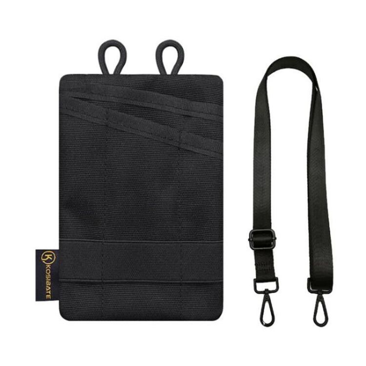KOSIBATE H250 Outdoor Portable Card Holder Key Storage Bag with Shoulder Strap, H250 with Shoulder Strap (Black), H250 with Shoulder Strap(Green), H250 with Shoulder Strap (Grey), H250 with Shoulder Stra(Khaki)