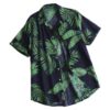 Cotton Casual Beach Holiday Print Shirt for Men, M
