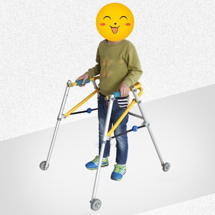 Directional Four-wheel Walker With Cerebral Palsy Children Rehabilitation Training Equipment Walker Standing Frame, 4071 Small, 4071 Medium, 4071 Large, 4071 Extra Large