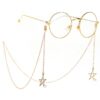 Non-slip Metal Glasses Pendant with Pearl Pendant Glasses Chain, Pendant Glasses Chain