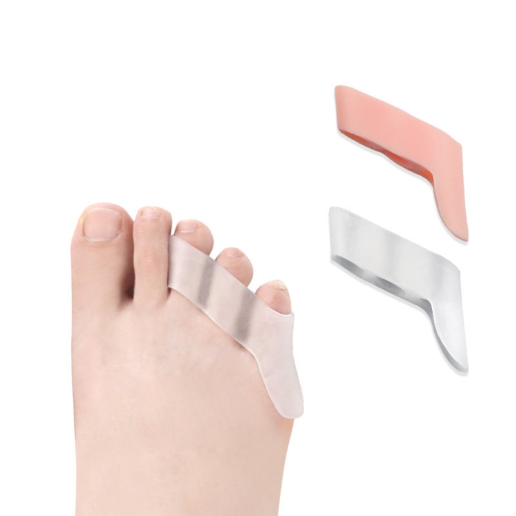 1 Pairs Three-hole Split Toe Protects Thumb External Separator Random Color Delivery