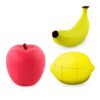 Fruit Cube 1:1 Simulation Puzzle Decompression Alien Cube Toy, Apple Banana Lemon Set, Apple, Lemon, Banana
