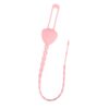 M010087 Silicone Baby Teether Anti-Dropping Chain Children Pacifier Anti-Dropping Strap, Pink, Yellow, Blue, Gray-green