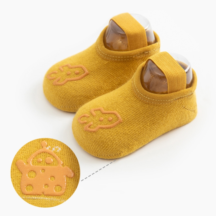 Baby Socks Cartoon Print Glue Strap Baby Anti-Slip Floor Socks Size:, S 0-1 Years Old, M 1-3 Years Old