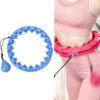 Weighted Fitness Hoop Abdomen Circle, Specification:, 19 Knots (Blue), 19 Knots (Pink), 28 Knots (Purple), 28 Knots (Pink), 28 Knots (Blue)