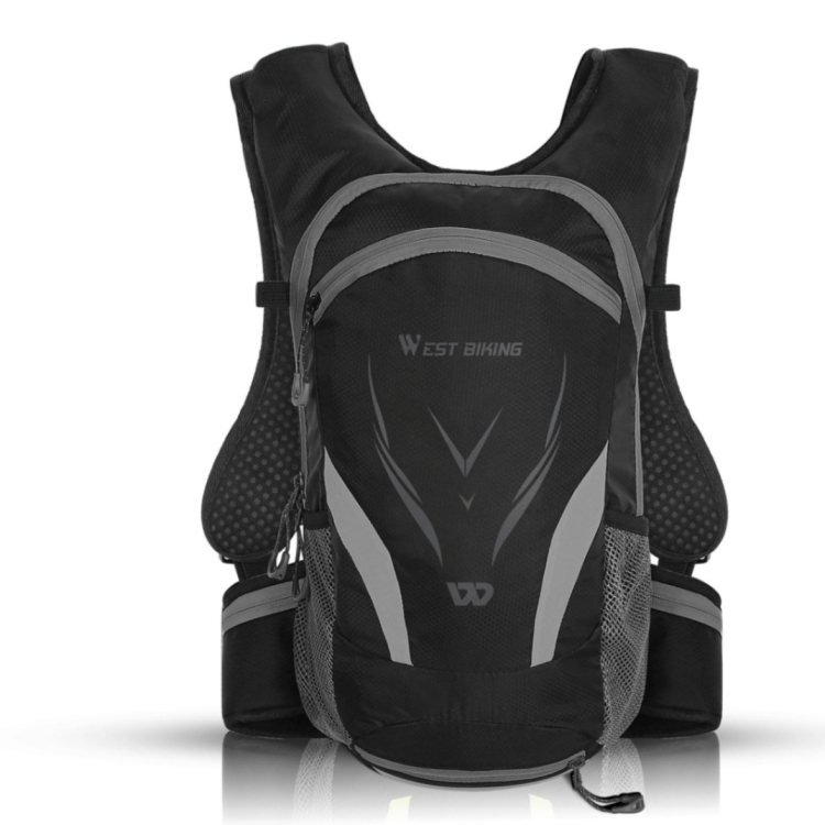 WEST BIKING YP0707271 Riding Luminous Backpack Outdoor Casual Travel Shoulder Bag, 16L Backpack