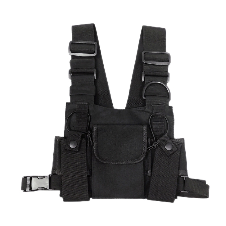 Hip-Hop Functional Chest Bag Vest Trendy Backpack, Backpack