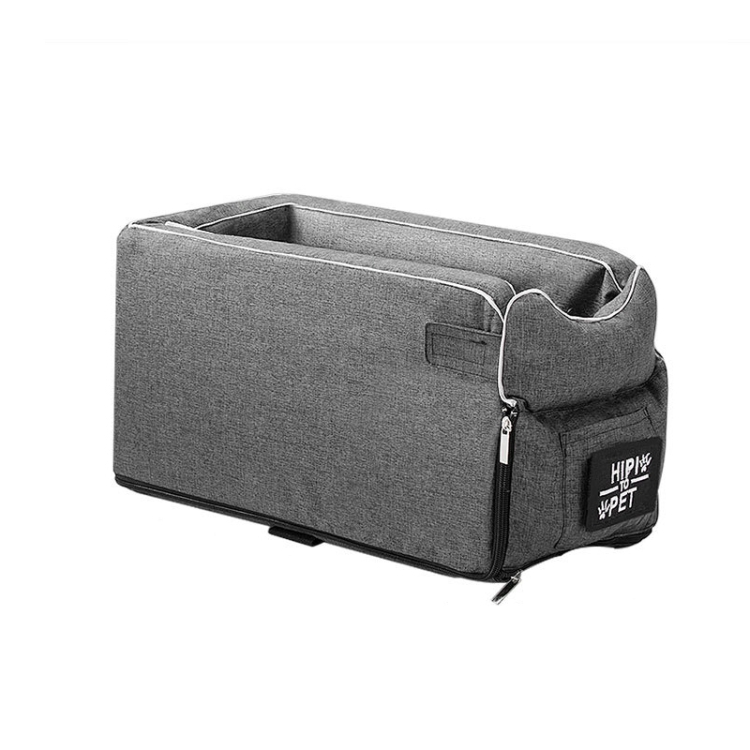 Car Central Control Seat Pet Portable Bed Pad, Oval + Beige, Square + Gray, Rubber + Pink, Yellow Bear+Handle, Yellow bear+Handle+Upper Cover, Gray+Handle, Gray+Handle+Upper Cover, Oval Beige+Summer Mat, Square Gray+Summer Mat