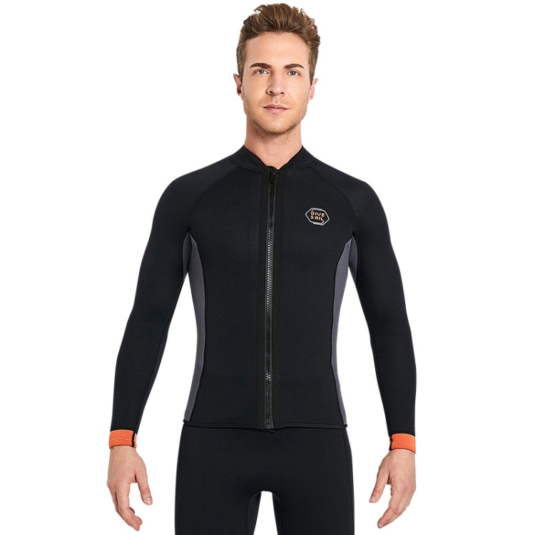 DIVE & SAIL 3mm Long Sleeve Thermal Diving Suit Cold Protection Surf Suit, S, M, L, XL, XXL, XXXL