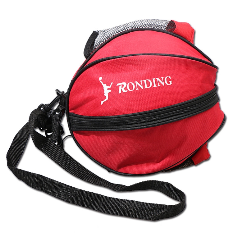 One-shoulder Two-way Opening Zipper Basketball Volleyball Football Bag Sports Ball Bag, Ball Bag Red, Ball Bag Black, Ball Bag Blue