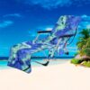 Tie Dye Microfiber Beach Recliner Cover Absorbent Quick Dry Recliner Mat, Recliner Mat(Green), Recliner Mat(Blue), Recliner Mat(Purple), Recliner Mat(Yellow)