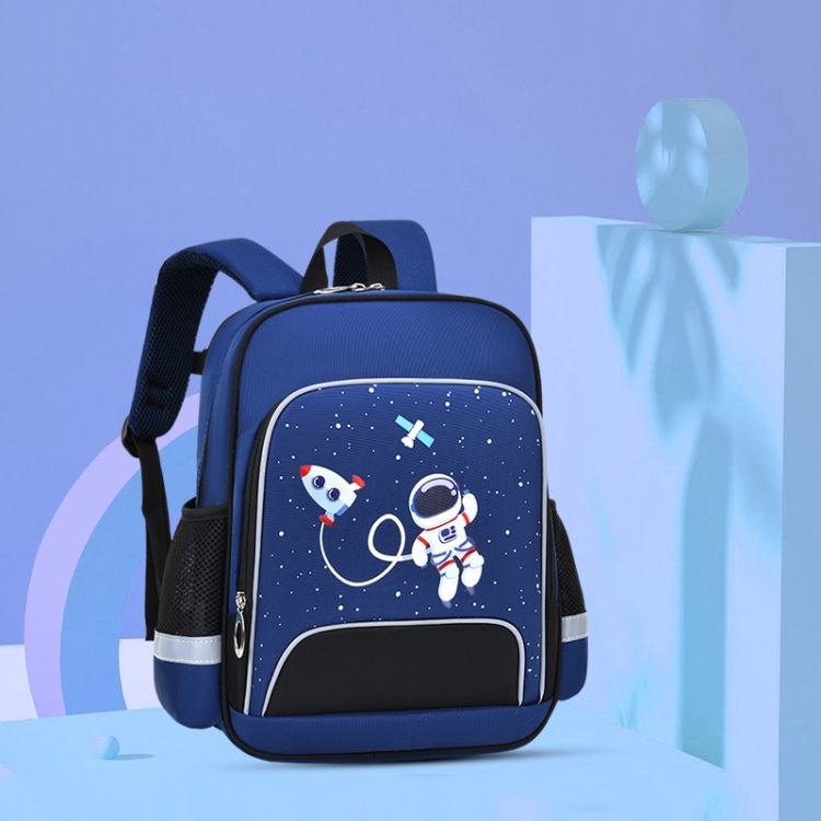 6623 Cartoon Load-reducing Children Schoolbag with Reflective Strips, XS (Royal Blue), XS (Yellow), XS (Pink), XS (Blue Pink), S (Royal Blue), S (Yellow), S (Pink), S (Blue Pink), L (Royal Blue), L (Yellow), L (Pink), L (Blue Pink)