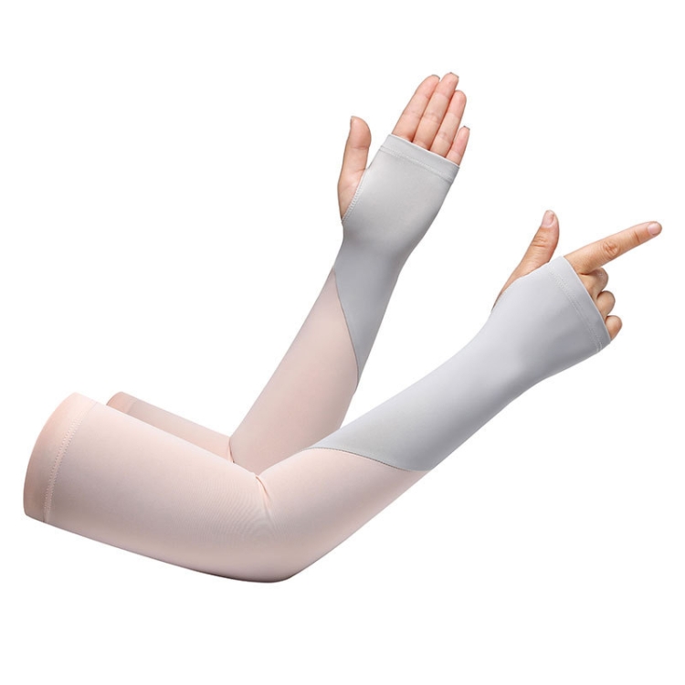 Summer Light and Long Ice Silk Sunscreen Sleeves Riding and Driving UV Protection, Pink, Blue, Orange, Gray, Purple, Black, Horseshoe Sleeve Blue, Horseshoe Sleeve Purple, Horseshoe Sleeve Orange, Horseshoe Sleeve Green, Horseshoe Sleeve Black