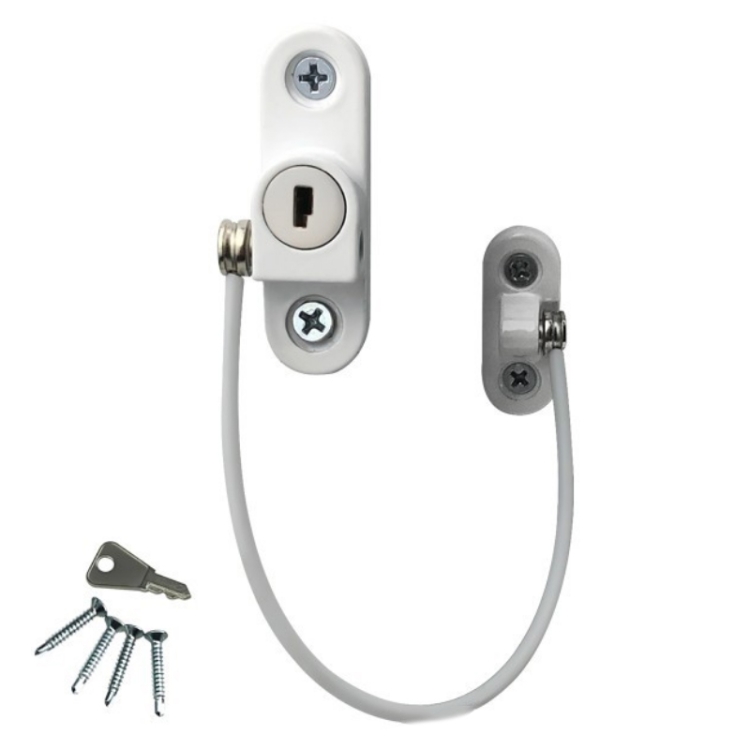 Children High-rise Anti-fall Safety Lock Window Push Limiter, Color:, White, Black, White (Thick), Black (Thick), White (Special Thick), Black (Special Thick), White (Enhanced), Black (Enhanced), White (High Standard), Black (High Standard)