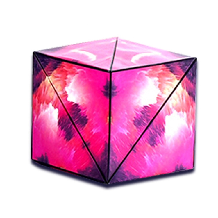 3D Variety Geometry Alien Magic Cube Magnetic Logic Thinking Children Educational Toys, Magnetic (Flame Red), Magnetic (Science Fiction Green), Magnetic (Magic Purple), Magnetic (Interstellar Blue)