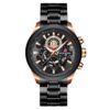 Men Waterproof Sports Luminous Calendar Casual Quartz Hollow Watch, VAVA VOOM 2311G-FH Rose Gold Shell Steel Belt, VAVA VOOM 2311G-JH1 Black Gold Shell Steel Belt, VAVA VOOM 2311G-JH2 Black Shell Steel Belt, VAVA VOOM 2311G-YH Silver Shell Steel Belt...